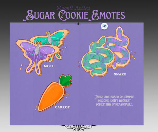 Sugar Cookie Emotes