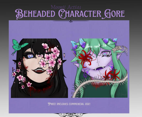 Beheaded Character Gore